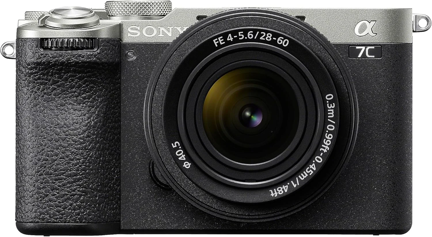 دوربین بدون آینه فول فریم سونی Alpha 7CII، (نقره ای) + لنز زوم استاندارد فشرده Sony SEL2860 دوربین بدون آینه فول فریم سونی Alpha 7CII، (نقره ای) + لنز زوم استاندارد فشرده Sony SEL2860