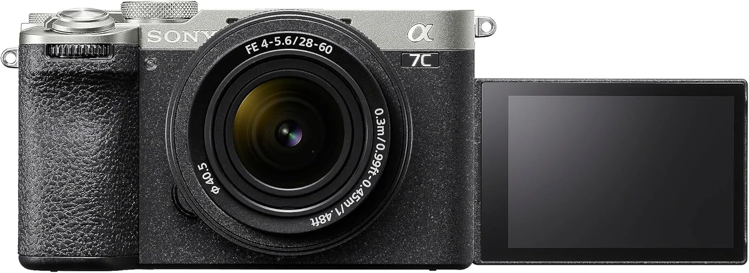 دوربین بدون آینه فول فریم سونی Alpha 7CII، (نقره ای) + لنز زوم استاندارد فشرده Sony SEL2860 دوربین بدون آینه فول فریم سونی Alpha 7CII، (نقره ای) + لنز زوم استاندارد فشرده Sony SEL2860
