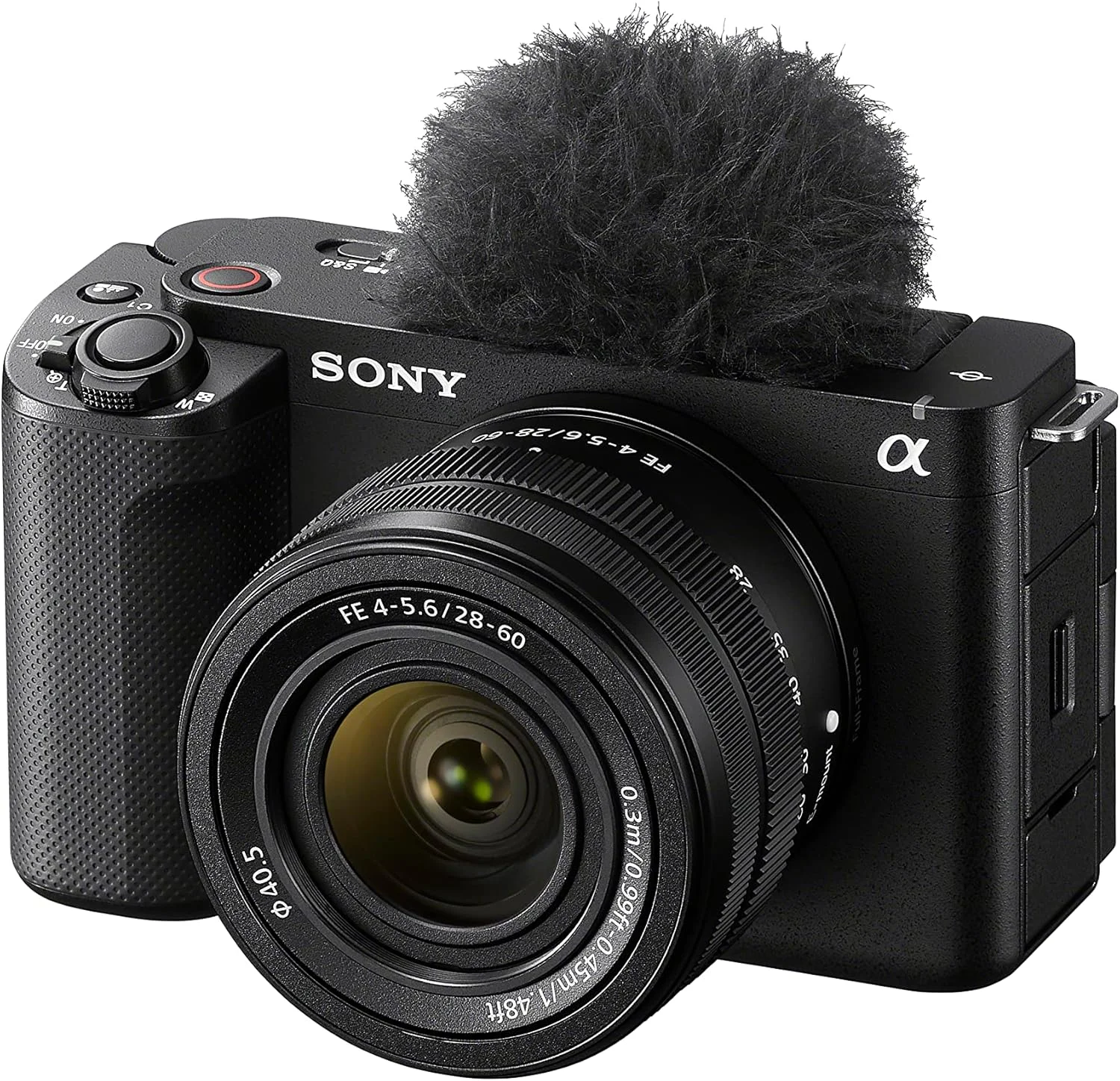 دوربین ولاگ بدون آینه فول فریم Sony Alpha ZV-E1 با حسگر 12.1 مگاپیکسلی Exmor R و لنز 28-60 میلی‌متری، مشکی