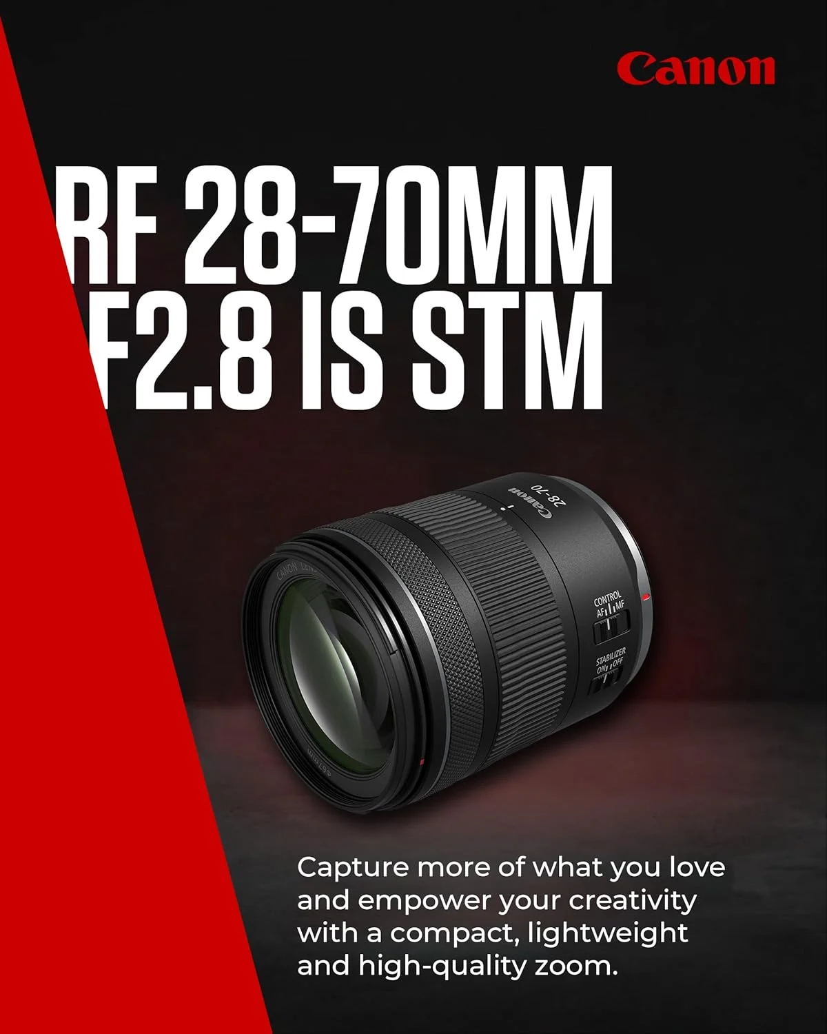 لنز کانن RF 28-70mm F2.8 IS STM لنز کانن RF 28-70mm F2.8 IS STM
