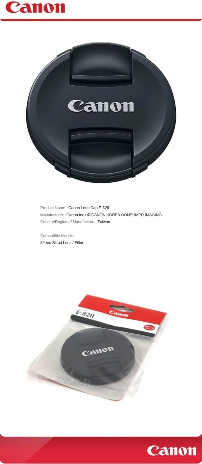درب لنز کانن E-82II برای لنزهای 82 میلی‌متری