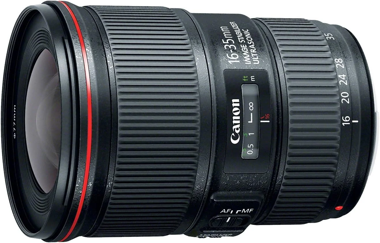 لنز کانن EF 16-35mm f/4L IS USM مدل 9518B002-cr (بازسازی شده)، مشکی لنز کانن EF 16-35mm f/4L IS USM مدل 9518B002-cr (بازسازی شده)، مشکی