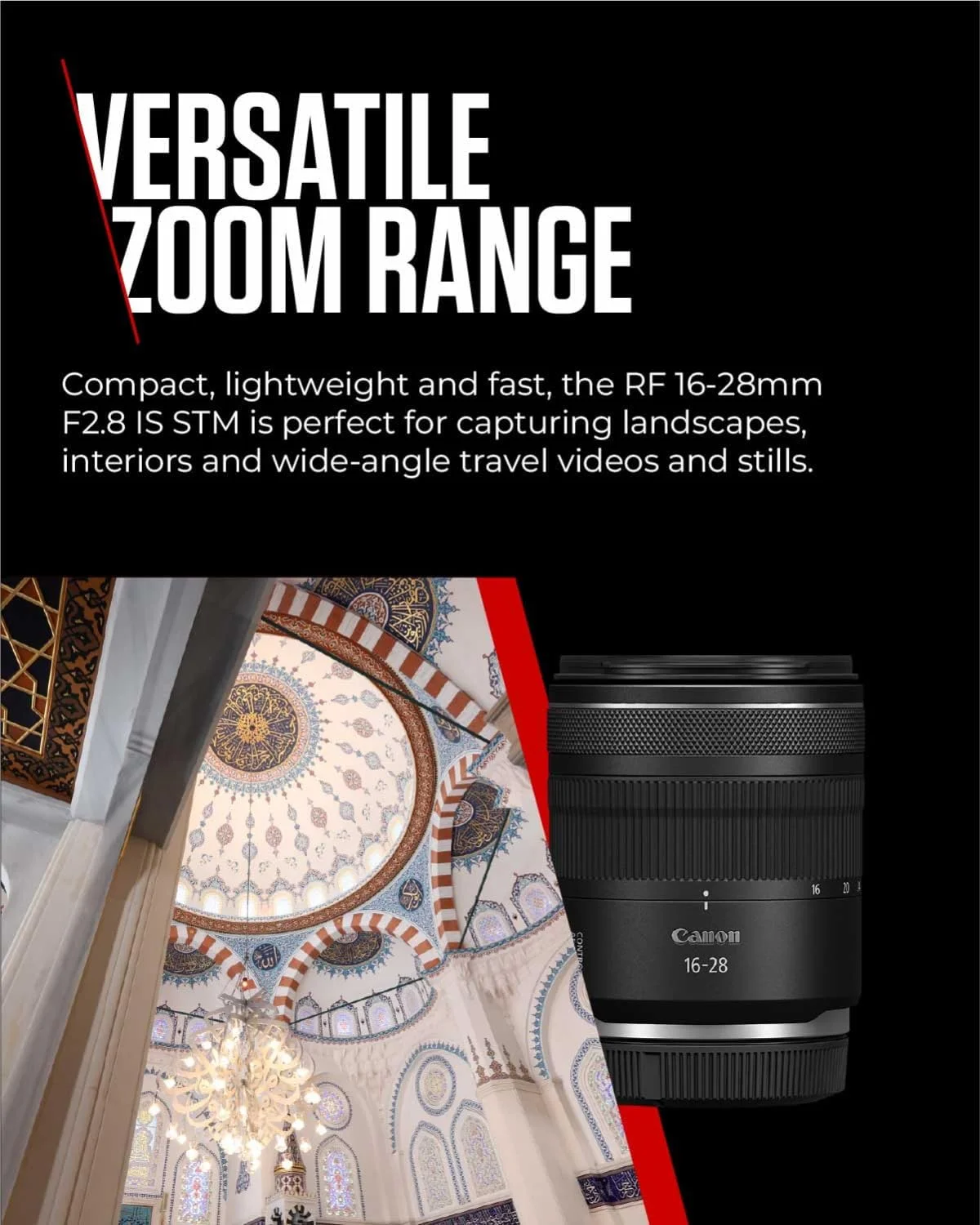 لنز کانن RF 16-28mm F2.8 IS STM