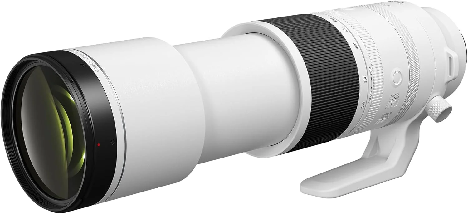 لنز زوم سوپر تله فوتو کانن RF200-800mm F6.3-9 IS USM، بدون آینه، محدوده زوم قدرتمند، عکاسی راحت با دست، برای حیات وحش، طبیعت، ورزش های فضای باز، جمع و جور و سبک
