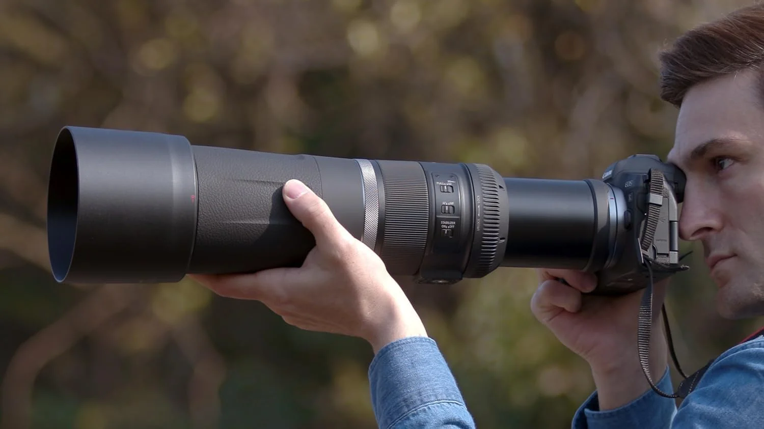 لنز Canon RF 800mm F11 IS STM برای دوربین های بدون آینه