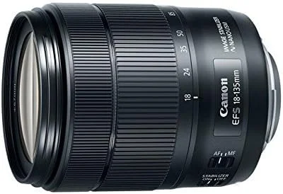 لنز Canon EF-S 18-135mm f/3.5-5.6 Image Stabilization USM (مشکی) (بازسازی شده)