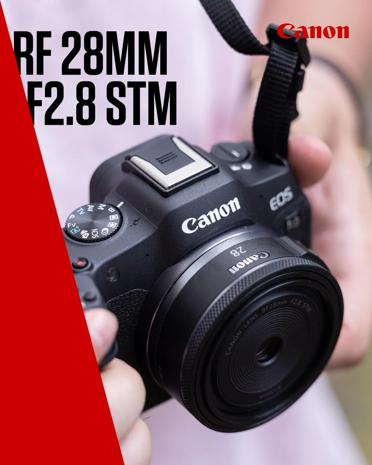 لنز کانن RF28mm F2.8 STM، مانت RF، زاویه باز، برای دوربین های فول فریم