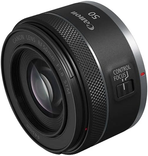 لنز کانن RF50mm F1.8 STM، مشکی، کامپکت (4515C002) (بازسازی شده)