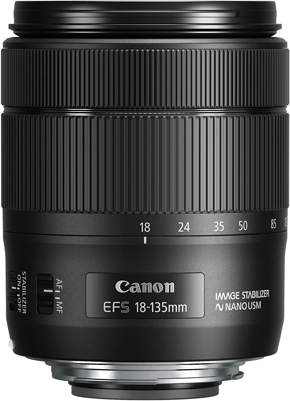 لنز Canon EF-S 18-135mm f/3.5-5.6 Image Stabilization USM (مشکی) (بازسازی شده)