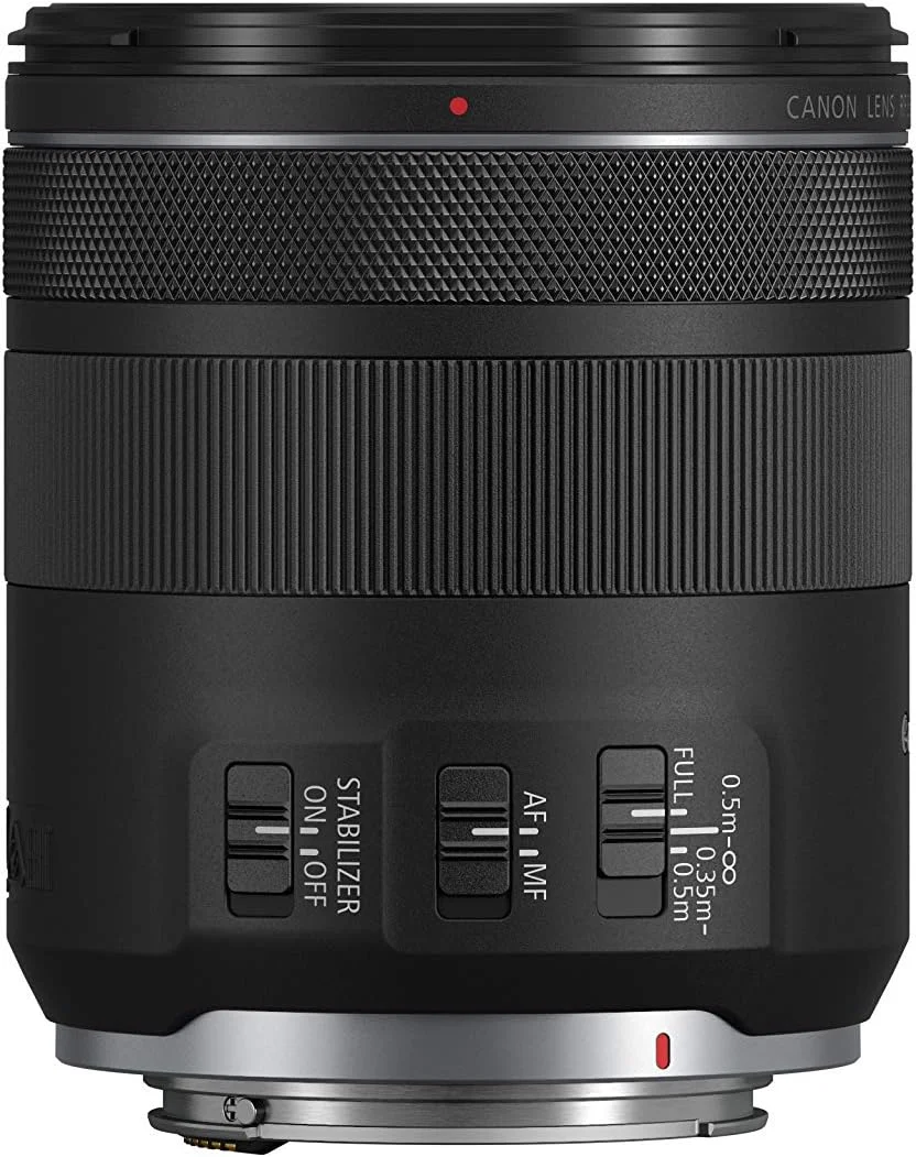 لنز کانن RF 85mm F2 Macro Is Stm، لنز تله متوسط ​​فشرده مشکی (بازسازی شده)