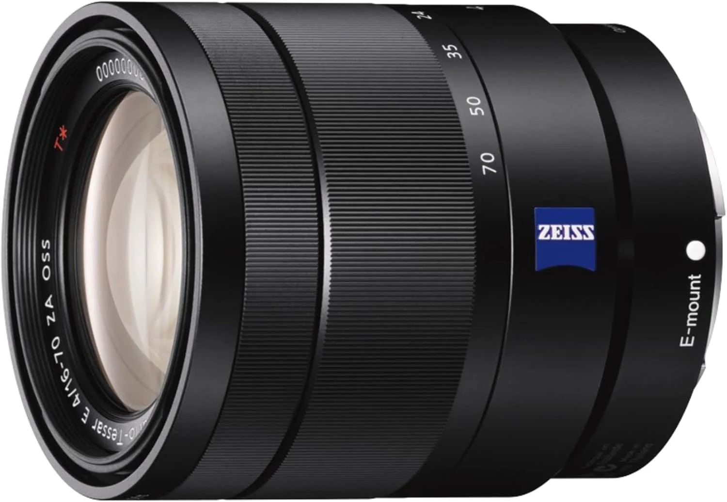 لنز زوم مشکی رنگ سونی مدل Sel1670Z.Ae Mount Aps C Vario T 16 70 mm F4.0 Zeiss