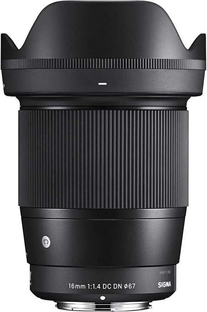 لنز سیگما 402965 DC DN Contemporary برای Sony E، مشکی، 16mm F/1.4 لنز سیگما 402965 DC DN Contemporary برای Sony E، مشکی، 16mm F/1.4