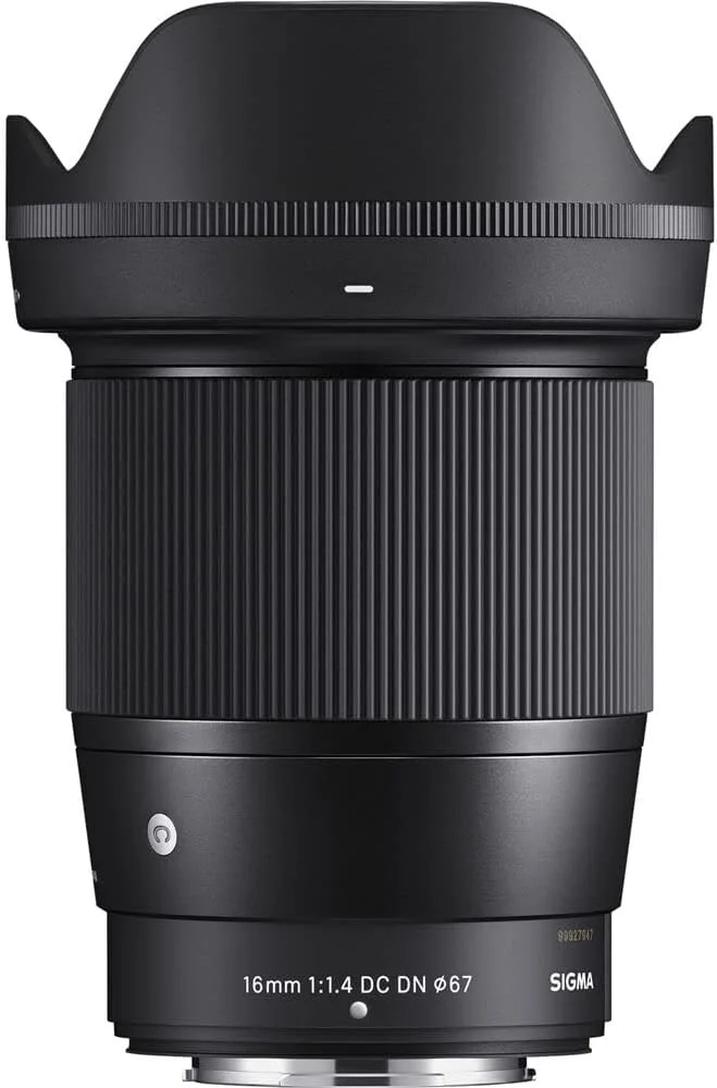 لنز سیگما 16mm F/1.4 DC DN Contemporary برای فوجی‌فیلم X، مشکی، 402975