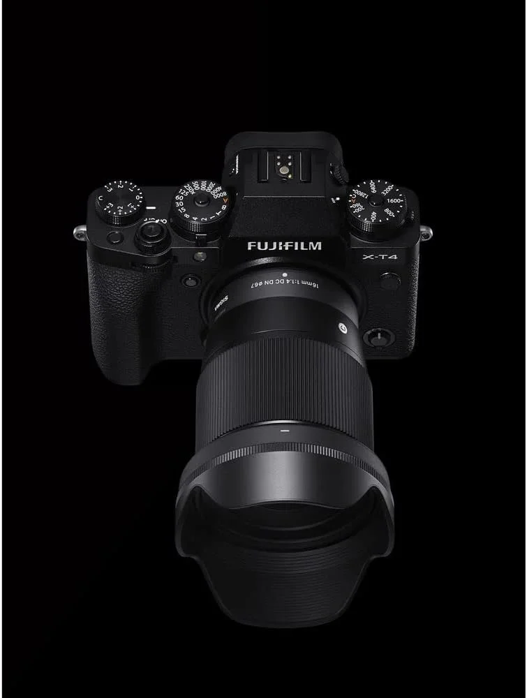 لنز سیگما 16mm F/1.4 DC DN Contemporary برای فوجی‌فیلم X، مشکی، 402975