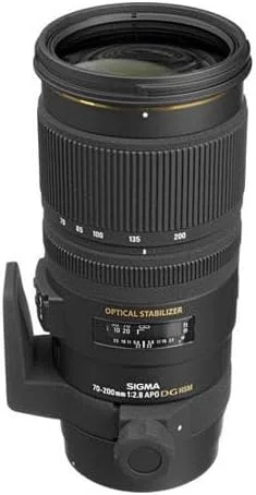 لنز تله فوتو سیگما 70-200mm f/2.8 APO EX DG HSM با تثبیت کننده اپتیکال، سازگار با نیکون، مشکی مدل 589306