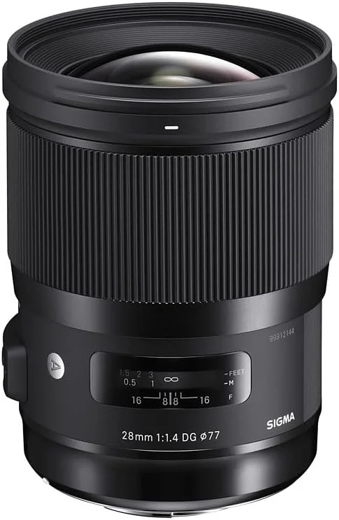 لنز سیگما 28mm f/1.4 DG HSM Art برای Canon EF لنز سیگما 28mm f/1.4 DG HSM Art برای Canon EF