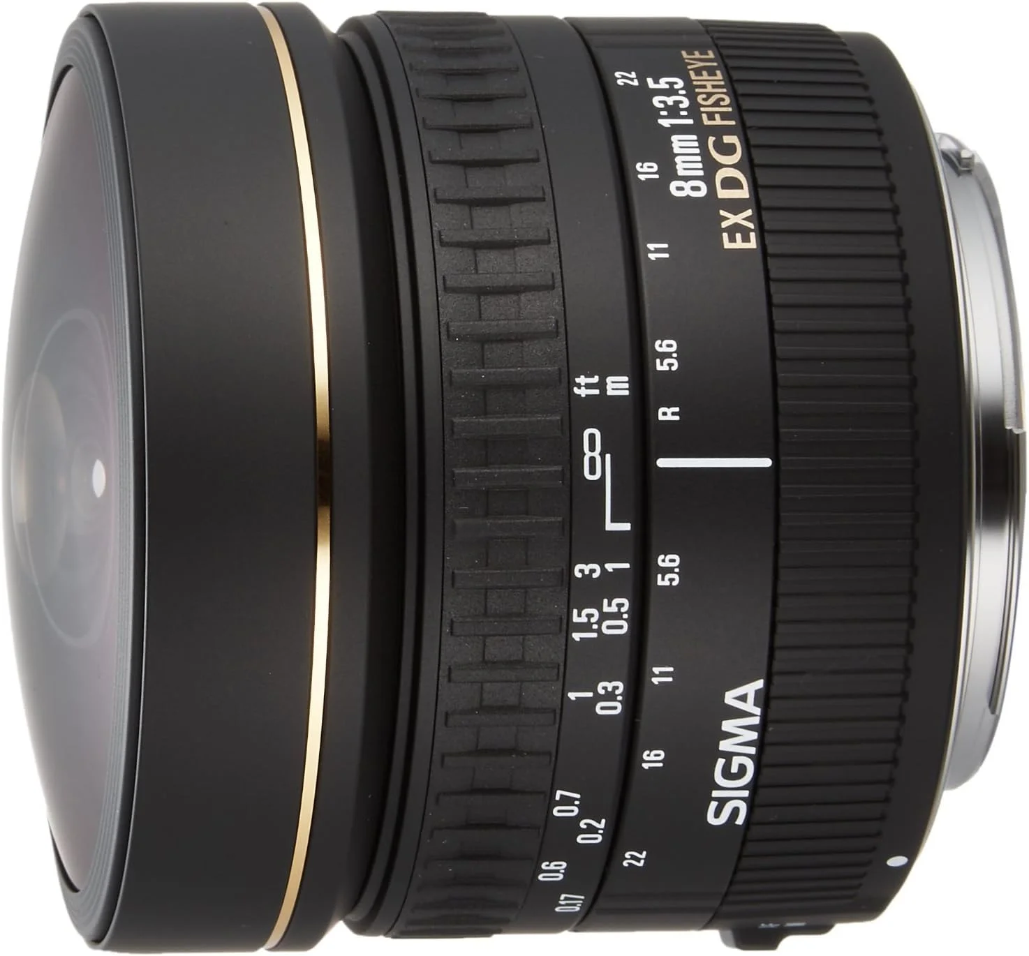 لنز چشم ماهی دایره ای سیگما 8mm F3.5 EX DG برای نیکون - مشکی