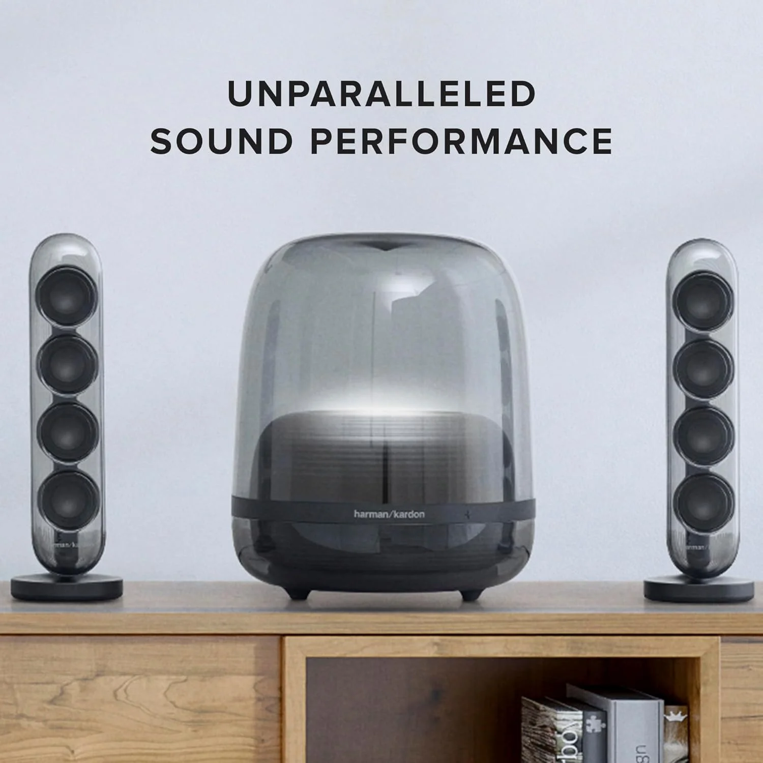 سیستم بلندگوی بلوتوثی Harman Kardon SoundSticks 4 - سفید سیستم بلندگوی بلوتوثی Harman Kardon SoundSticks 4 - سفید