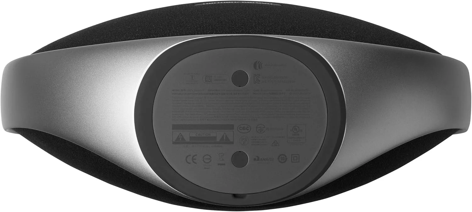 هارمن کاردون Onyx Studio 9 - اسپیکر استریو بلوتوث خانگی قابل حمل با باتری داخلی و شارژ USB، تنظیم خودکار و اتصال چند اسپیکر توسط Auracast - مشکی هارمن کاردون Onyx Studio 9 - اسپیکر استریو بلوتوث خانگی قابل حمل با باتری داخلی و شارژ USB، تنظیم خودکار و اتصال چند اسپیکر توسط Auracast - مشکی