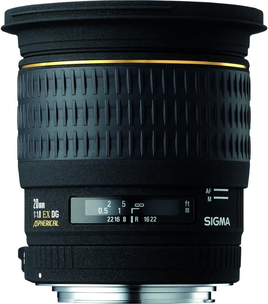 لنز سیگما 20mm f/1.8 EX DG سازگار با کانن