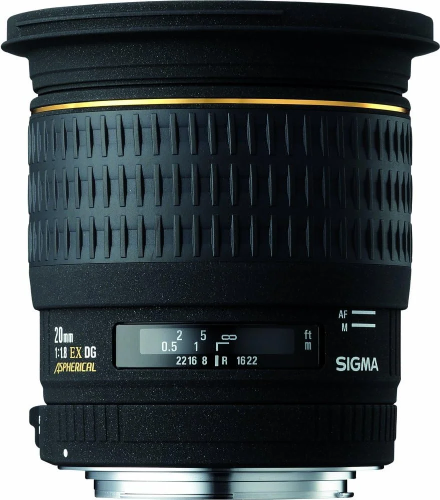 لنز سیگما 20mm f/1.8 EX DG سازگار با کانن لنز سیگما 20mm f/1.8 EX DG سازگار با کانن