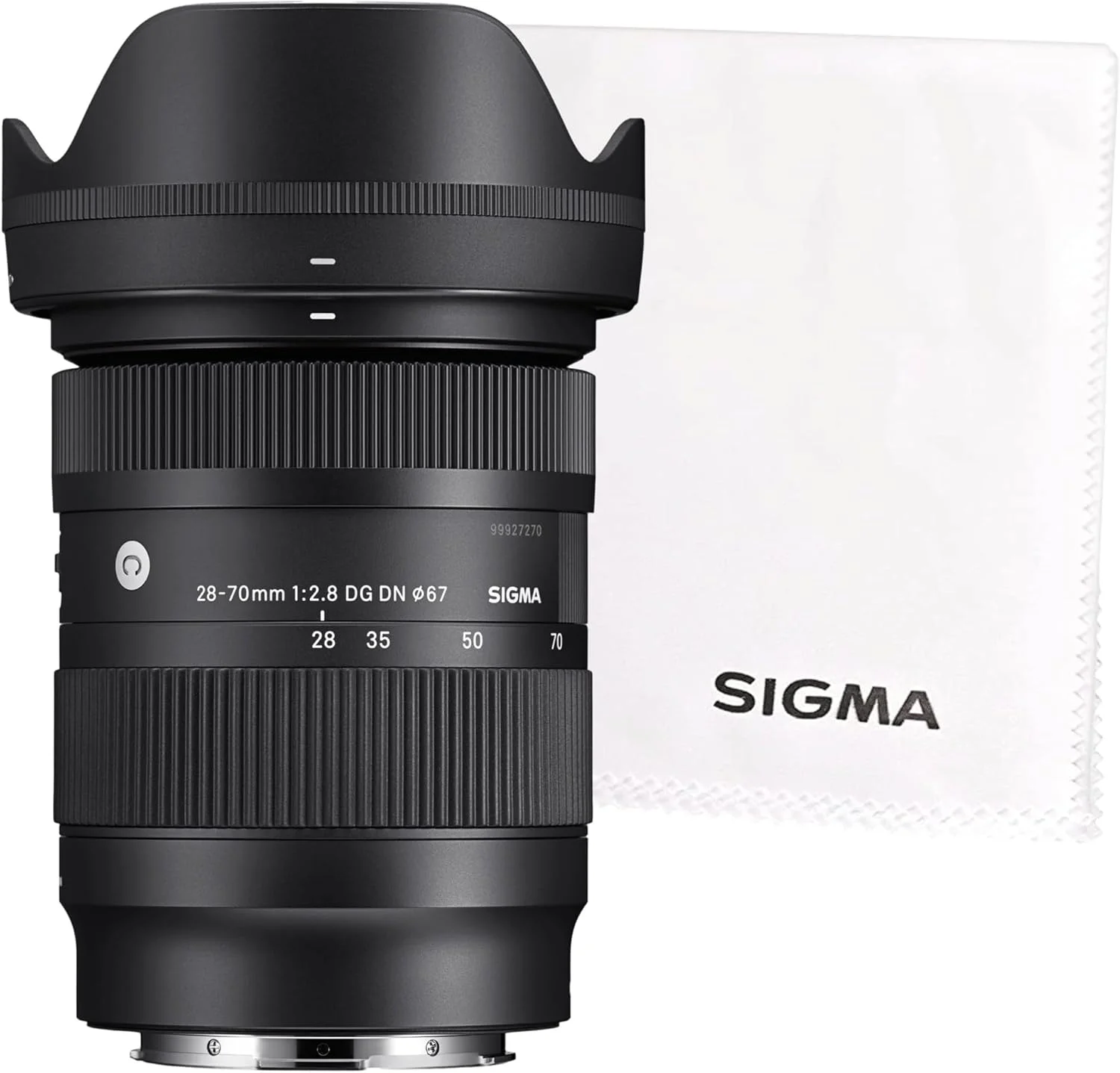 لنز سیگما 28-70mm F2.8 DG DN | C مانت سونی E. به همراه دستمال تمیز کننده سیگما