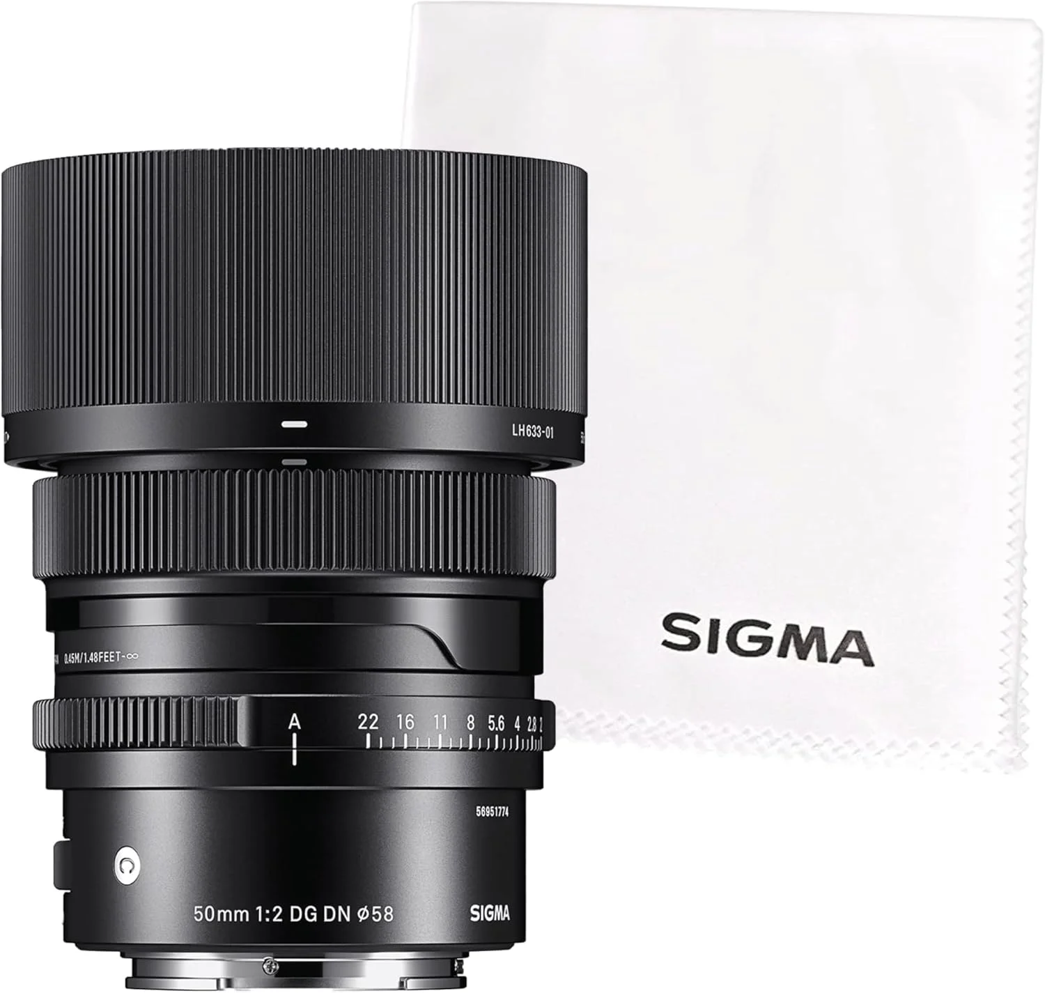 لنز سیگما 50mm F2 DG DN | C مانت سونی E. شامل دستمال تمیز کننده سیگما