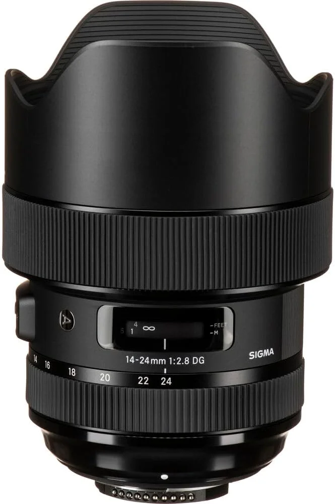 لنز سیگما 14-24mm f/2.8 DG HSM Art برای نیکون F (212955) به همراه کیف لنز، کیسه لنز، درپوش لنز، کیت فیلتر 3 تکه، کیت تمیز کننده کامل، نگهدارنده درپوش لنز لنز سیگما 14-24mm f/2.8 DG HSM Art برای نیکون F (212955) به همراه کیف لنز، کیسه لنز، درپوش لنز، کیت فیلتر 3 تکه، کیت تمیز کننده کامل، نگهدارنده درپوش لنز