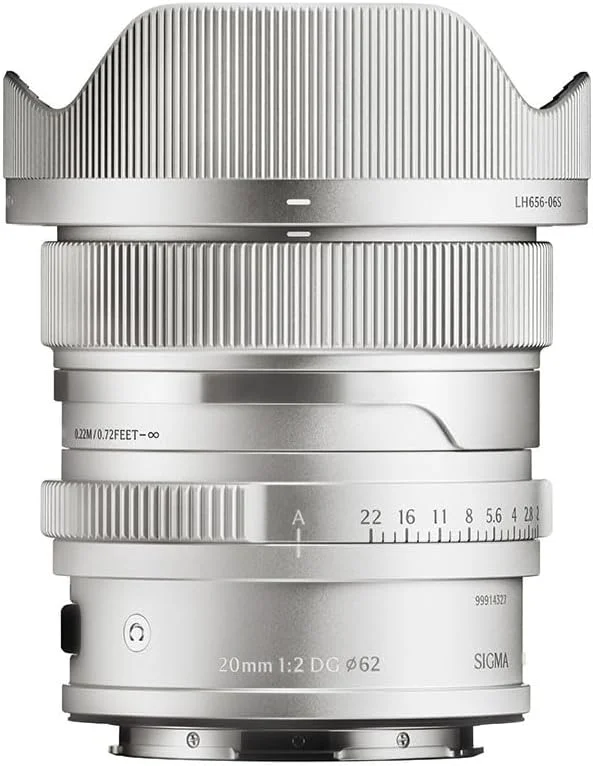 لنز سیگما 20MM F/2 DG Contemporary (نقره ای) دهانه L، نسخه امارات