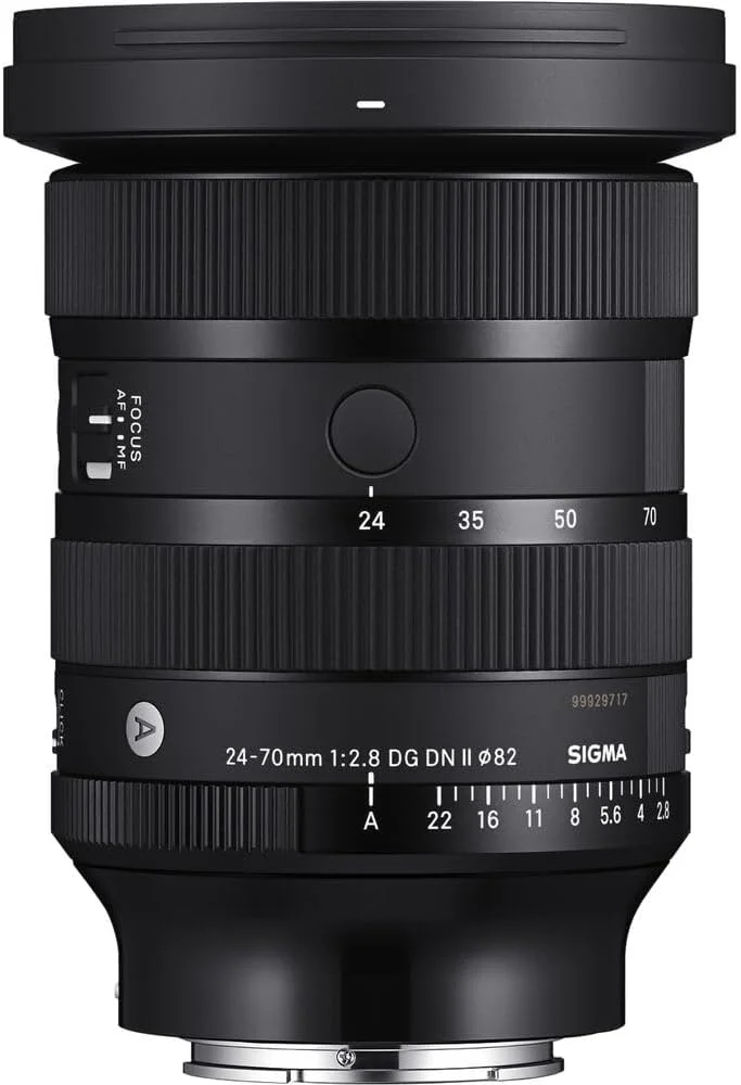 لنز سیگما 24-70mm f/2.8 DG DN II Art (مانت سونی E) + کیت تمیز کننده + کیت فیلتر لنز 82 میلی متر لنز سیگما 24-70mm f/2.8 DG DN II Art (مانت سونی E) + کیت تمیز کننده + کیت فیلتر لنز 82 میلی متر