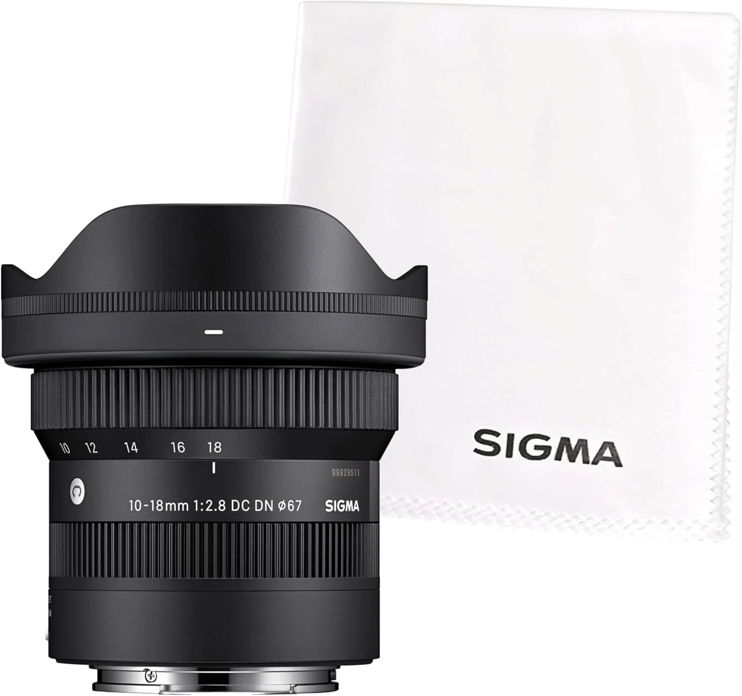 لنز سیگما 10-18mm F2.8 DC DN | C Sony E. شامل پارچه تمیز کننده SIGMA