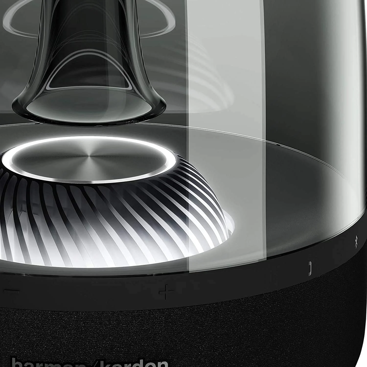 اسپیکر بی سیم Harman Kardon Aura Studio 3 با نورپردازی محیطی - مشکی اسپیکر بی سیم Harman Kardon Aura Studio 3 با نورپردازی محیطی - مشکی