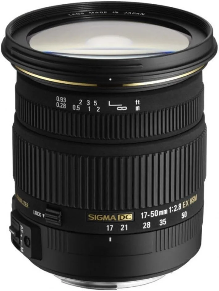 لنز زوم استاندارد سیگما 17-50mm F2.8 DC OS HSM با دیافراگم بزرگ برای دوربین های DSLR دیجیتال سونی