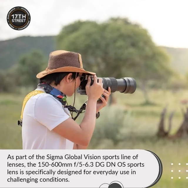 لنز سیگما 150-600mm f/5-6.3 DG DN OS Sports برای Sony E | لنز E-Mount/فرمت فول فریم، تثبیت کننده تصویر OS، پوشش Super Multi-Layer، فلاش Godox TT350S، کارت حافظه 64GB Extreme PRO UHS-I لنز سیگما 150-600mm f/5-6.3 DG DN OS Sports برای Sony E | لنز E-Mount/فرمت فول فریم، تثبیت کننده تصویر OS، پوشش Super Multi-Layer، فلاش Godox TT350S، کارت حافظه 64GB Extreme PRO UHS-I