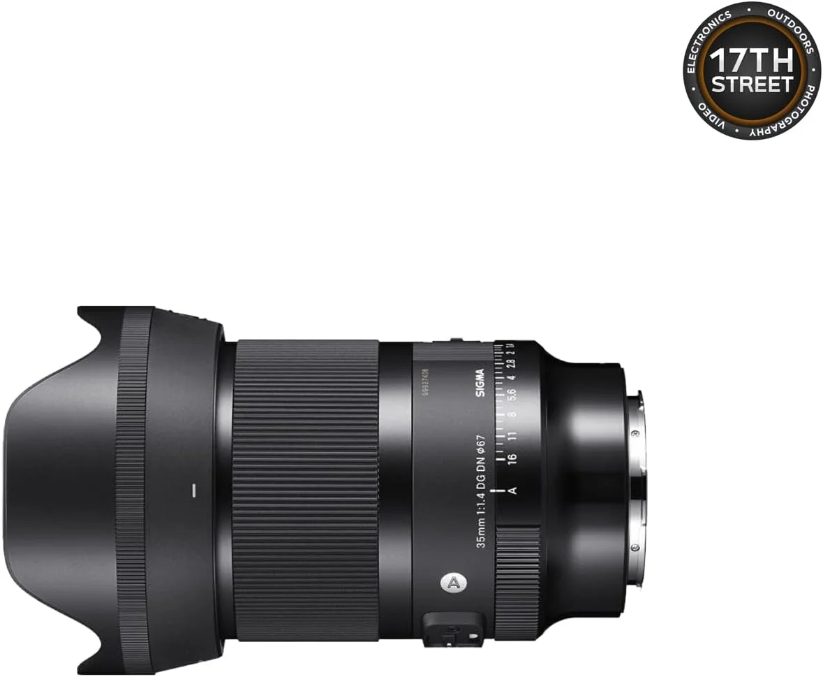 لنز سیگما 35mm f/1.4 DG DN Art برای Sony E-Mount | لنز دوربین کلاسیک Art Line به همراه فیلتر محافظ UV تیفن 67mm، کارت حافظه SanDisk 64GB Extreme PRO UHS-I و کوله پشتی دوربین Waith (مجموعه) لنز سیگما 35mm f/1.4 DG DN Art برای Sony E-Mount | لنز دوربین کلاسیک Art Line به همراه فیلتر محافظ UV تیفن 67mm، کارت حافظه SanDisk 64GB Extreme PRO UHS-I و کوله پشتی دوربین Waith (مجموعه)