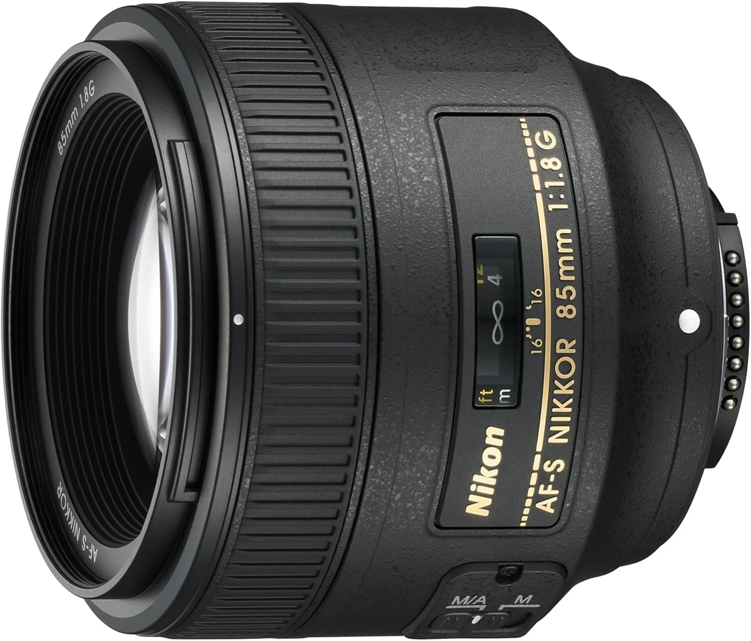 لنز نیکون AF-S NIKKOR 85 mm f/1.8G، مشکی
