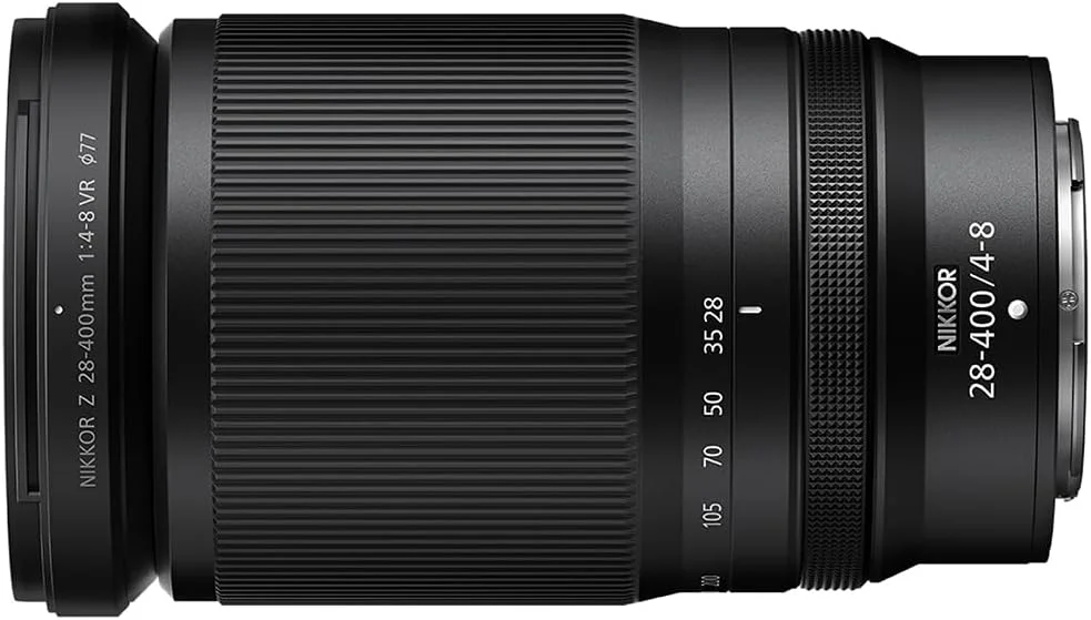 لنز نیکون NIKKOR Z 28-400mm f/4-8 VR - زوم با عملکرد بالا، کاهش لرزش، محدوده کانونی متنوع، وضوح استثنایی، طراحی سبک وزن لنز نیکون NIKKOR Z 28-400mm f/4-8 VR - زوم با عملکرد بالا، کاهش لرزش، محدوده کانونی متنوع، وضوح استثنایی، طراحی سبک وزن