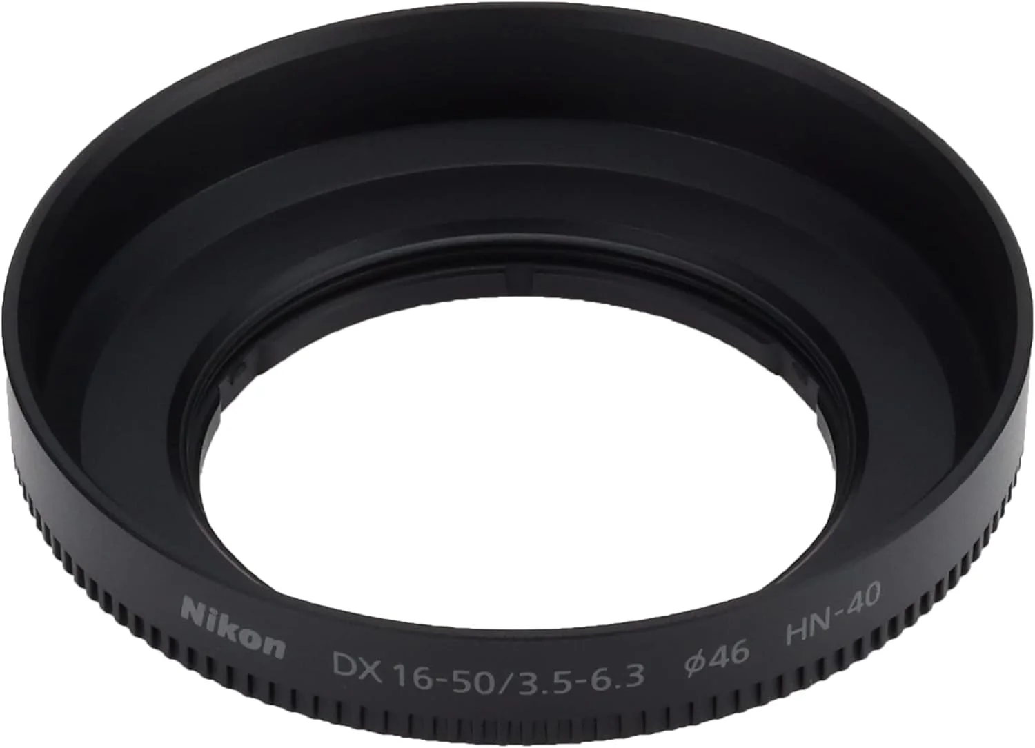 آفتابگیر پیچی نیکون HN-40 مخصوص لنز NIKKOR Z DX 16-50mm f/3.5-6.3 VR. نورهای پراکنده و نورهای مزاحم را به حداقل می رساند. آفتابگیر پیچی نیکون HN-40 مخصوص لنز NIKKOR Z DX 16-50mm f/3.5-6.3 VR. نورهای پراکنده و نورهای مزاحم را به حداقل می رساند.