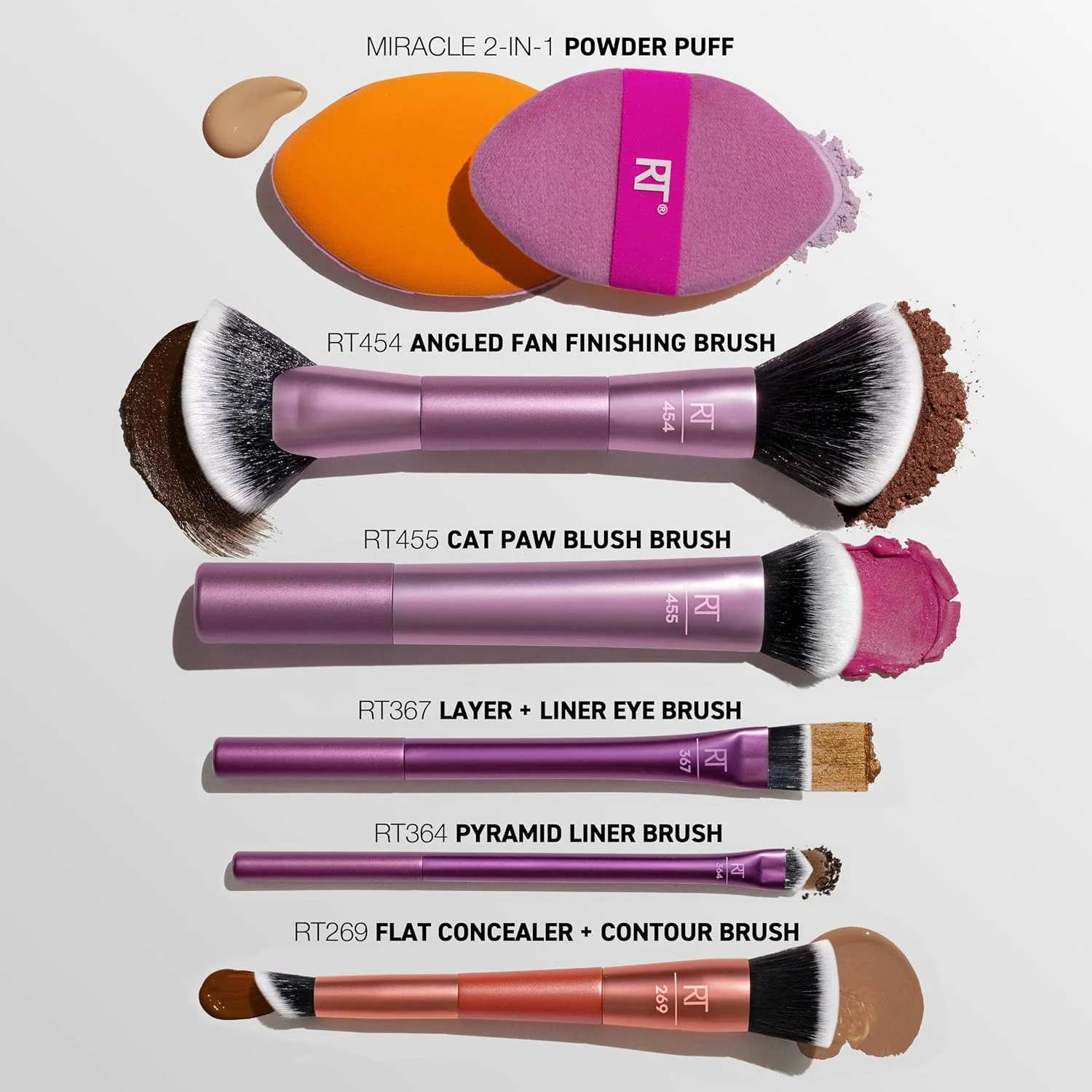 ست برس انرژی آرایشی Real Techniques Big Blends + پد دو طرفه، ست 6 تکه برای استفاده از پودر، کرم و مایع، ابزارهای دقیق برای کانتور، ترکیب و تکمیل، وگان و بدون تست حیوانی ست برس انرژی آرایشی Real Techniques Big Blends + پد دو طرفه، ست 6 تکه برای استفاده از پودر، کرم و مایع، ابزارهای دقیق برای کانتور، ترکیب و تکمیل، وگان و بدون تست حیوانی