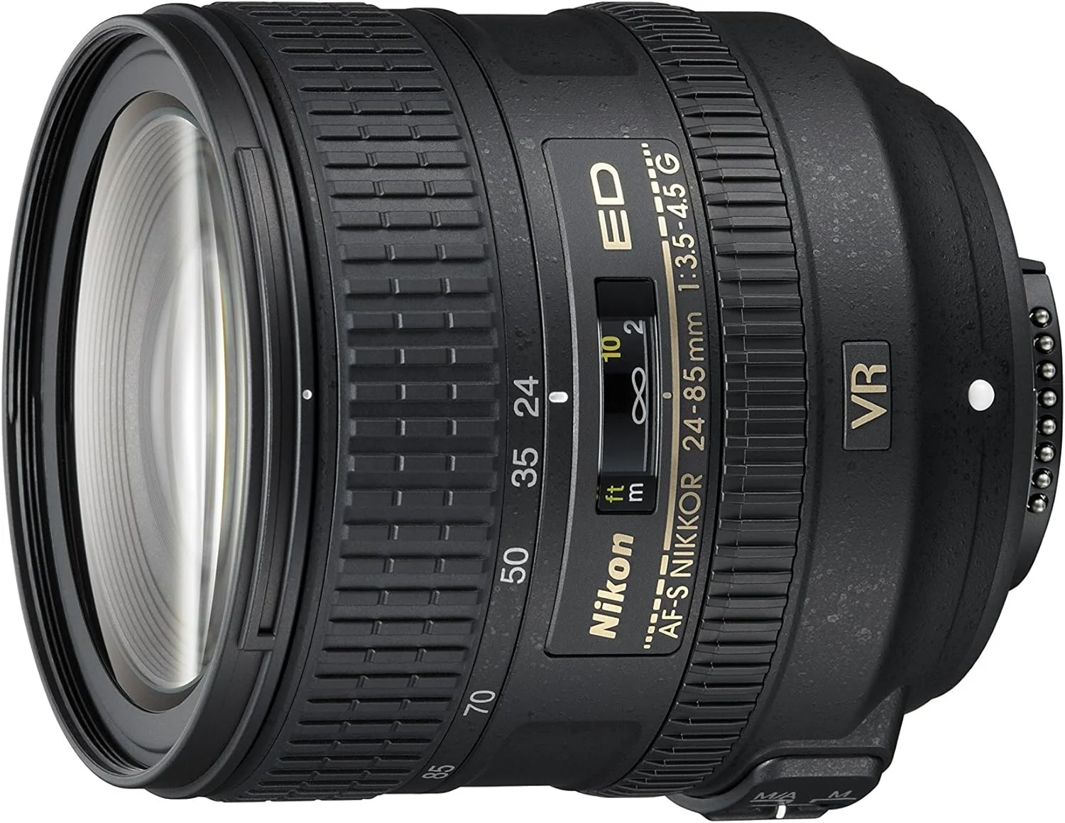 Nikon AF-S NIKKOR 24-85mm f/3.5-4.5G ED VR - camera lenses (Standard zoom, SLR, 16/11, Auto/Manual, 3.5-4.5, 24-85 mm)
