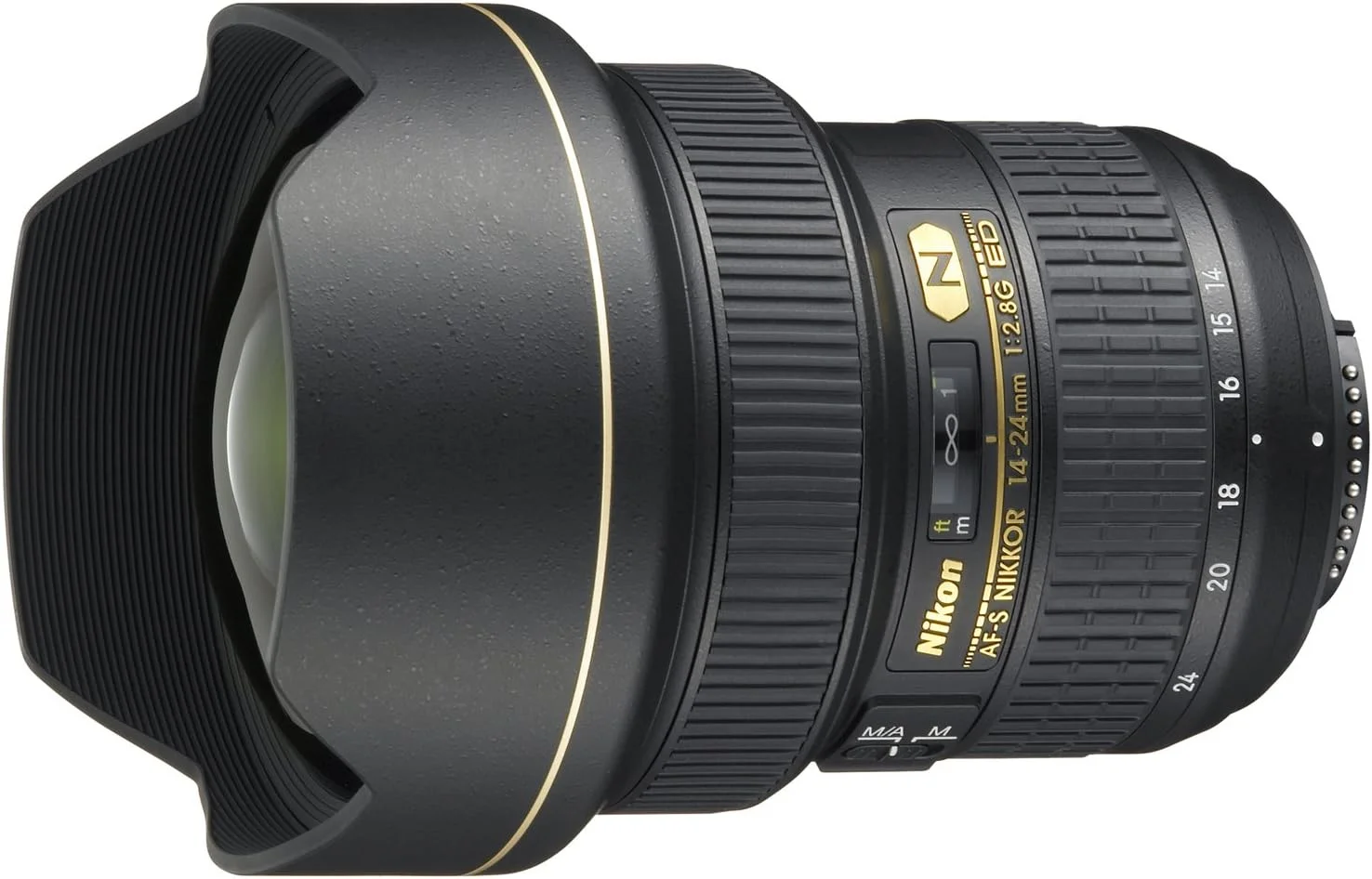 لنز نیکون Nikkor AF-S 14-24mm f/2.8G ED، مشکی