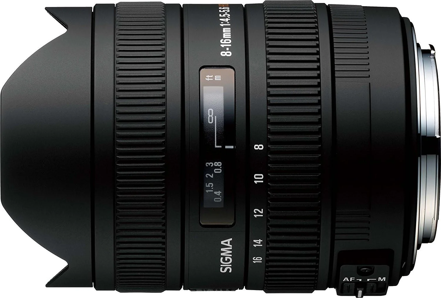 لنز سیگما 8-16mm f4.5-5.6 DC برای دوربین های SLR دیجیتال سیگما با سنسورهای APS-C - مشکی