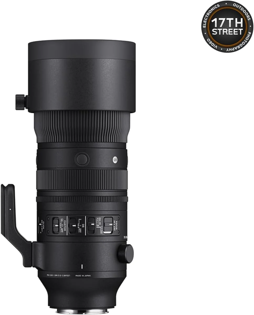 لنز سیگما 70-200mm f/2.8 DG DN OS Sports برای Sony E | لنز دوربین زوم دینامیک به همراه فیلتر UV تیفن 77mm، کارت حافظه 128GB Extreme PRO SD و کوله پشتی دوربین با فضای ذخیره سازی متنوع (مجموعه) لنز سیگما 70-200mm f/2.8 DG DN OS Sports برای Sony E | لنز دوربین زوم دینامیک به همراه فیلتر UV تیفن 77mm، کارت حافظه 128GB Extreme PRO SD و کوله پشتی دوربین با فضای ذخیره سازی متنوع (مجموعه)
