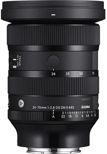 لنز سیگما 24-70mm f/2.8 DG DN II Art (مانت سونی E)... (لنز به همراه بسته پایه Sunshine Photo) لنز سیگما 24-70mm f/2.8 DG DN II Art (مانت سونی E)... (لنز به همراه بسته پایه Sunshine Photo)