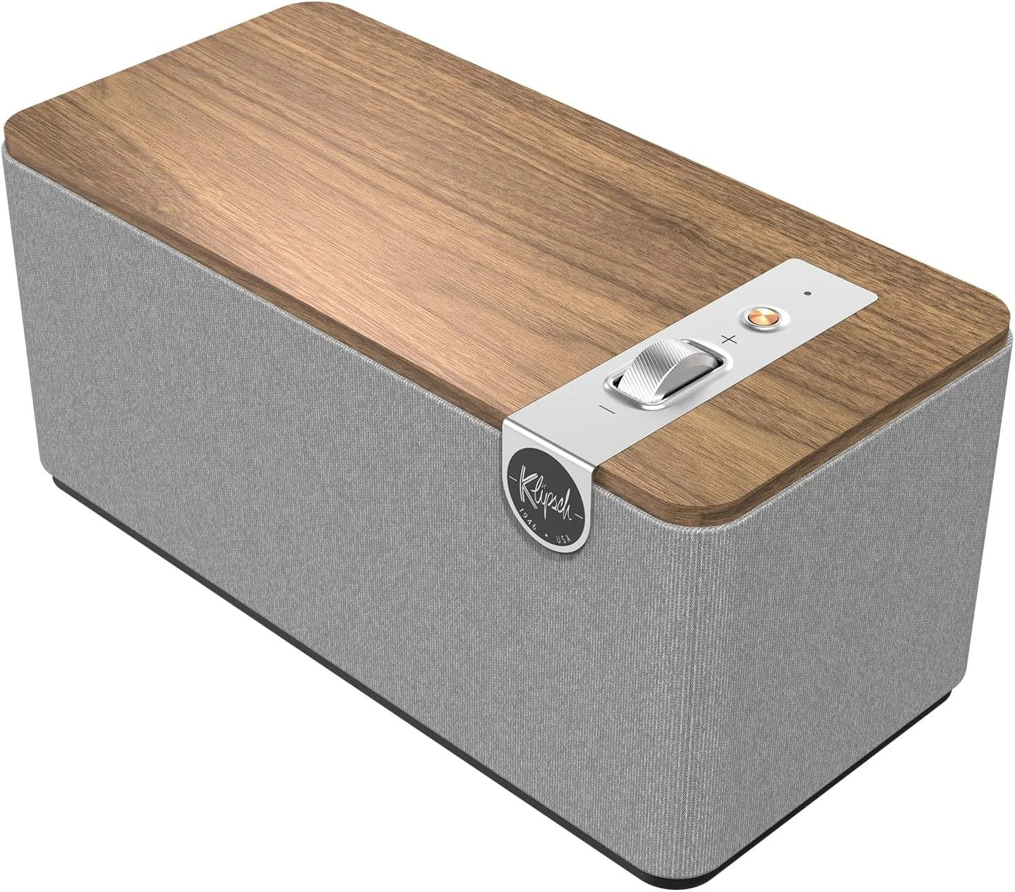 سیستم بلندگوی بلوتوثی ممتاز Klipsch The One Plus، گردویی