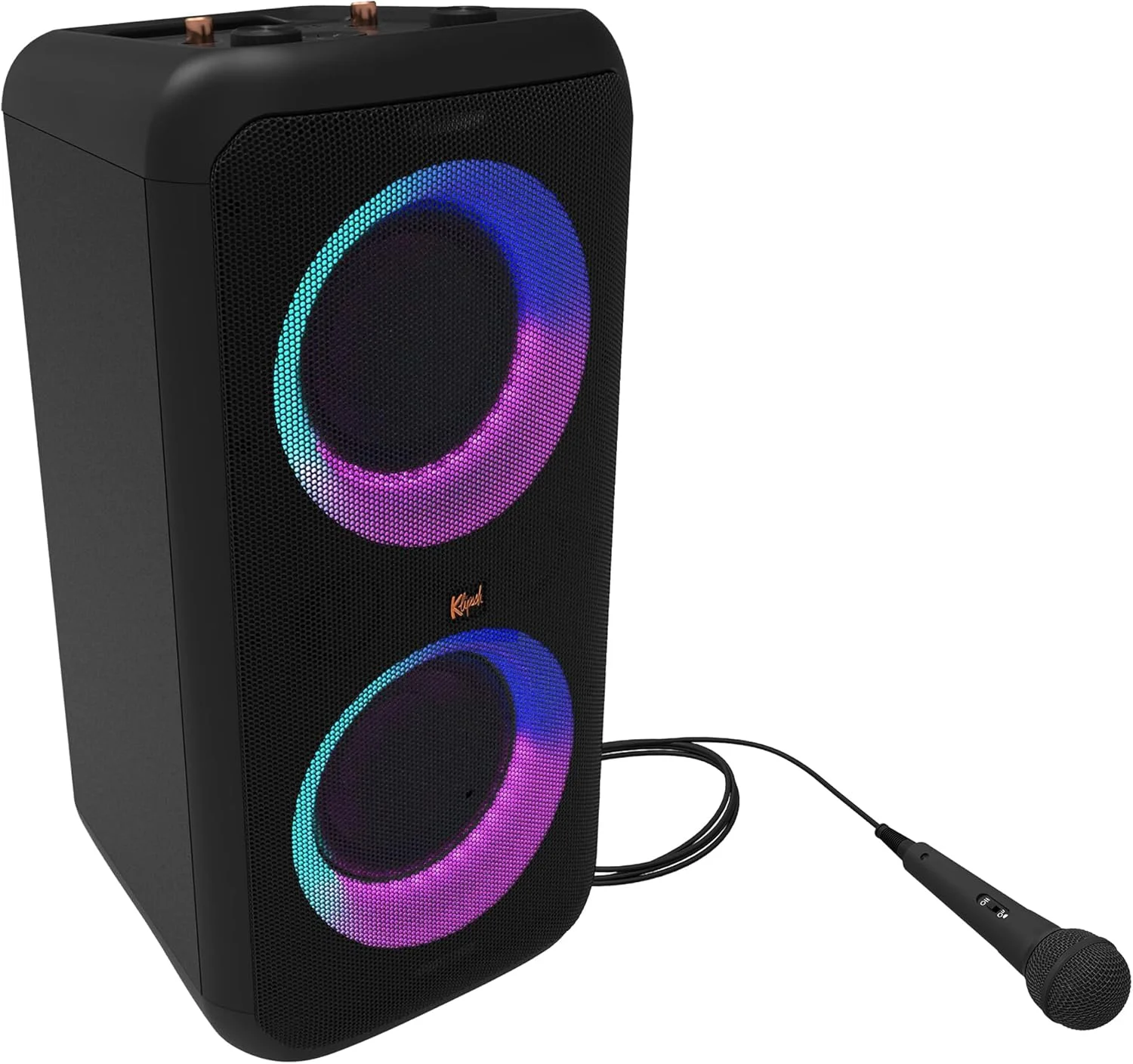 اسپیکر بلوتوثی بی سیم قابل حمل کلیپش Gig XXL، مشکی - حالت های رنگی متنوع - تقویت بیس - دو ووفر 6.5 اینچی و دو توییتر 2 اینچی - 8 ساعت پخش