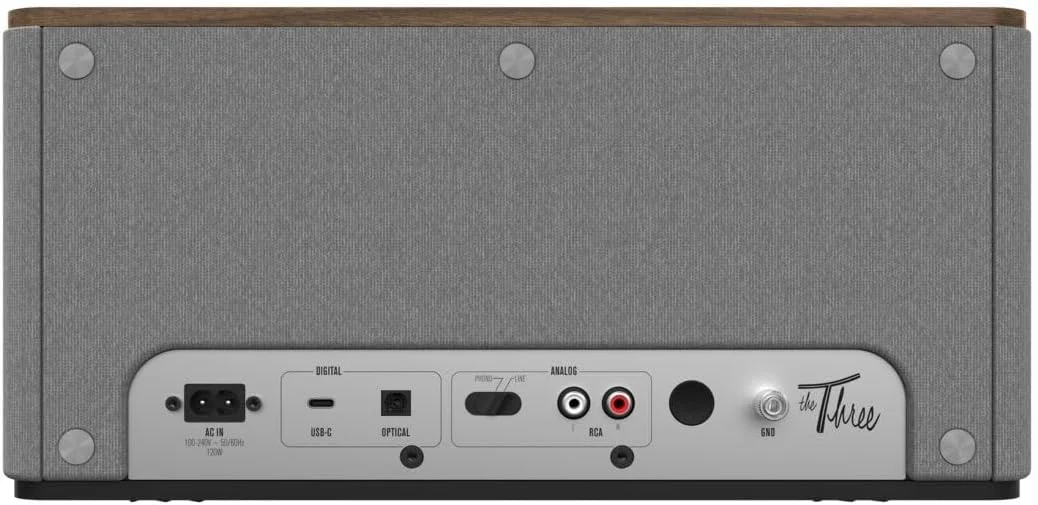 KLIPSCH THE THREE PLUS BLUETOOTH SPEAKER - WALNUT KLIPSCH THE THREE PLUS BLUETOOTH SPEAKER - WALNUT