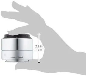لنز سیگما 40S965 19mm f/2.8 DN SE Fit - نقره ای لنز سیگما 40S965 19mm f/2.8 DN SE Fit - نقره ای