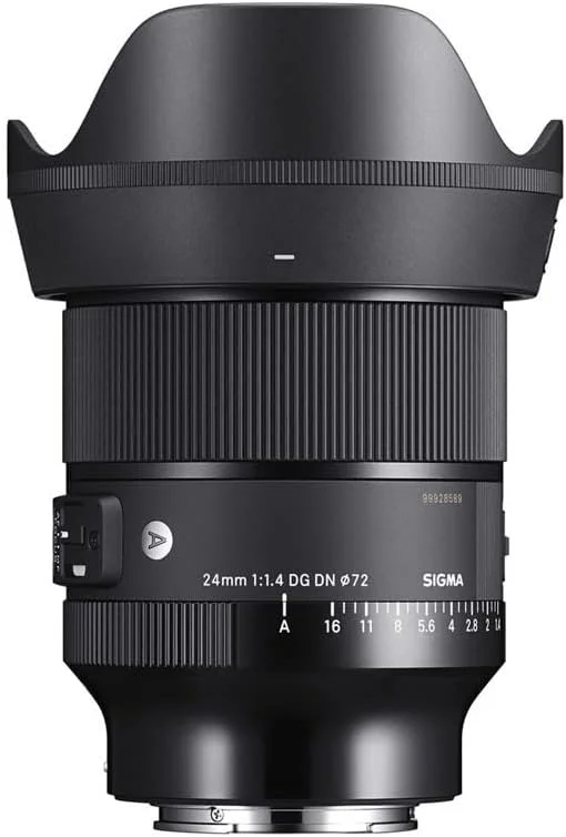 لنز سیگما 24mm F1.4 DG DN Art برای مانت Sony E، مشکی، 405965 لنز سیگما 24mm F1.4 DG DN Art برای مانت Sony E، مشکی، 405965