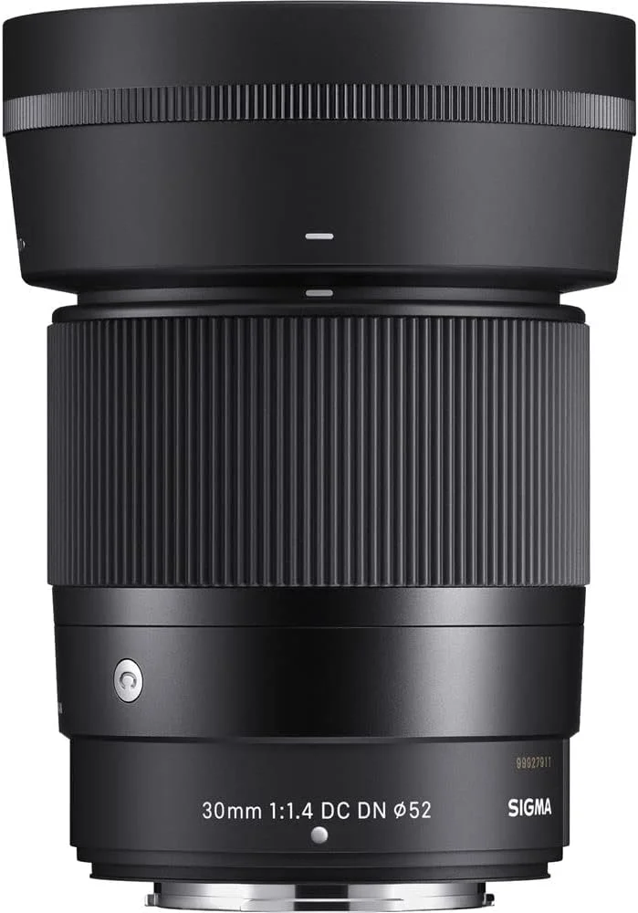 لنز سیگما 30mm F/1.4 Dc Dn Contemporary برای فوجی‌فیلم X، مشکی، 302975